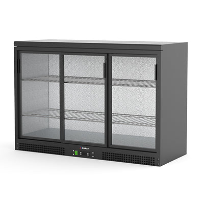 Arriere bar compact 3p vitrees coulissantes 291l 6 grilles + 6 pg — Carat