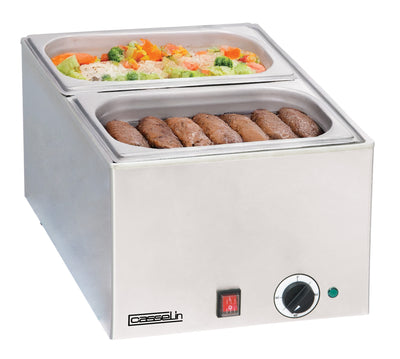 Bain-marie avec 2 x GN 1/2
