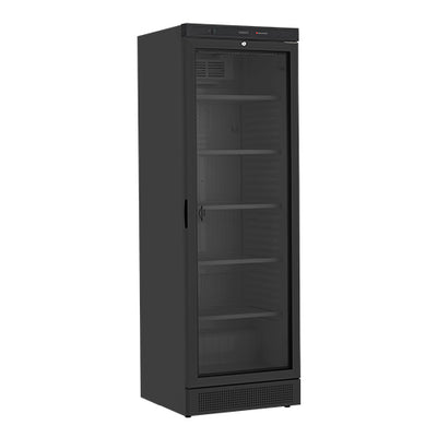 Armoire a boisson porte vitree noire sans canopy 372l 5 grilles (500x360) — Technitalia challenge