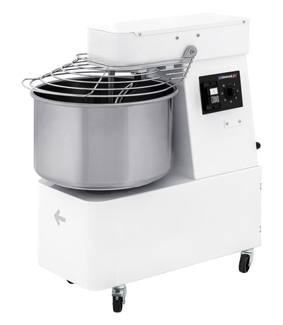 Pétrin à spirale tête et cuve fixes 2 vitesses 17Kg