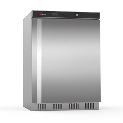Armoire réfrigérée 1p positive inox gamme elite 200l 2 grilles 508x416 + 1 grille 508x225 — Carat