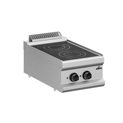 Plaque vitroceramique 2 plaques 1x1,8kw + 1x2,5kw — Technitalia essential