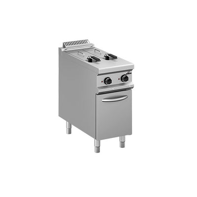 Friteuse electrique 2 cuves 2x8l dot: 1 panier/cuve // dim panier: 120x295x120 — Technitalia essential