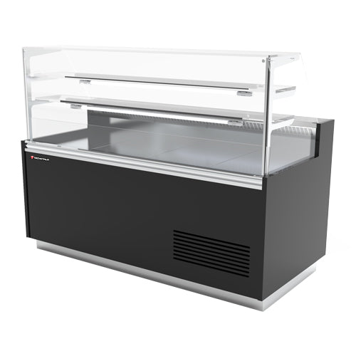 Vitrine comptoir bellini avec reserve longueur 1700 — Technitalia essential
