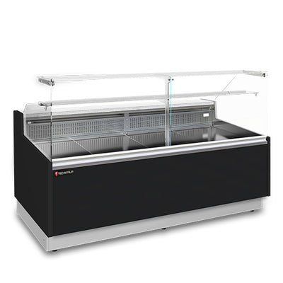Vitrine comptoir eco lux avec reserve longueur 1020 — Technitalia essential
