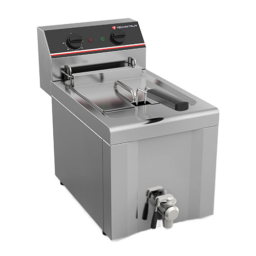 Friteuse electrique master a poser 1 cuve 8/9 l dot: 1 panier/cuve // rendement 25kg/h — Technitalia essential