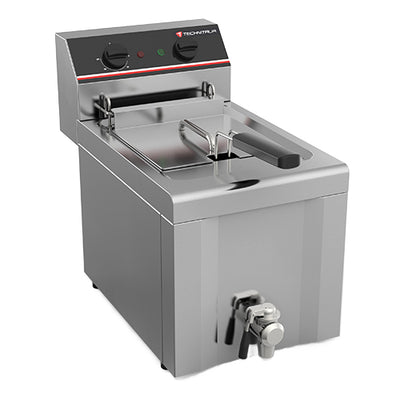 Friteuse electrique master a poser 1 cuve 8/9 l dot: 1 panier/cuve // rendement 14kg/h — Technitalia essential