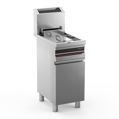 Friteuse gaz sur coffre 1 cuve 14l dot: 1 panier/cuve — Technitalia essential