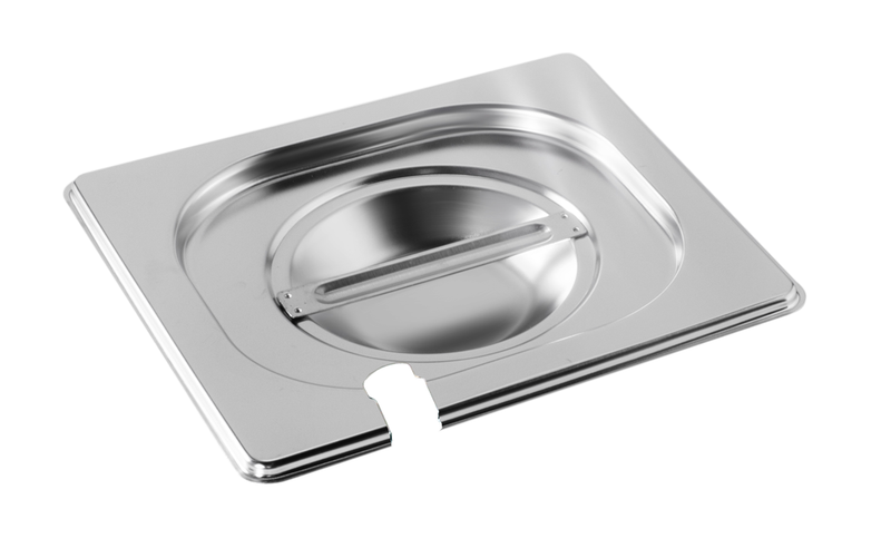 Couvercles Inox Avec Encoche Pour Louche — Bac Gastronorme — Atosa