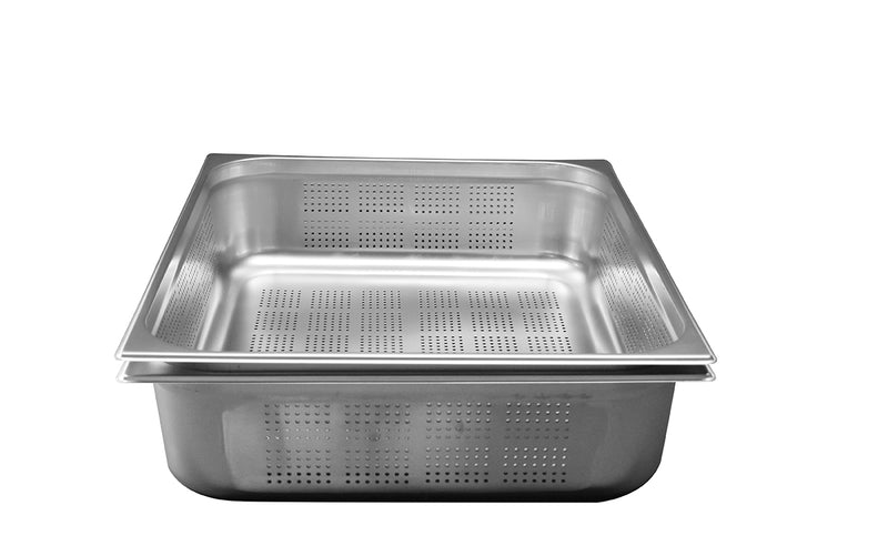 Bacs Gastronormes Perfores Inox GN2/1 — Bac Gastronorme — Atosa