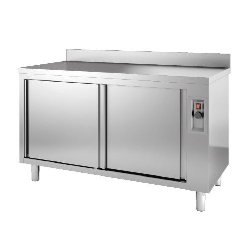 Placard chauffant adosse a portes coulissantes prof: 700 long: 1800 — Technitalia essential