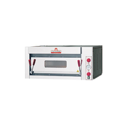 Four a pizza elec gamme tk 6 pizzas en profondeur diam.33mm 1 niveau sole pierre refractaire — Italforni