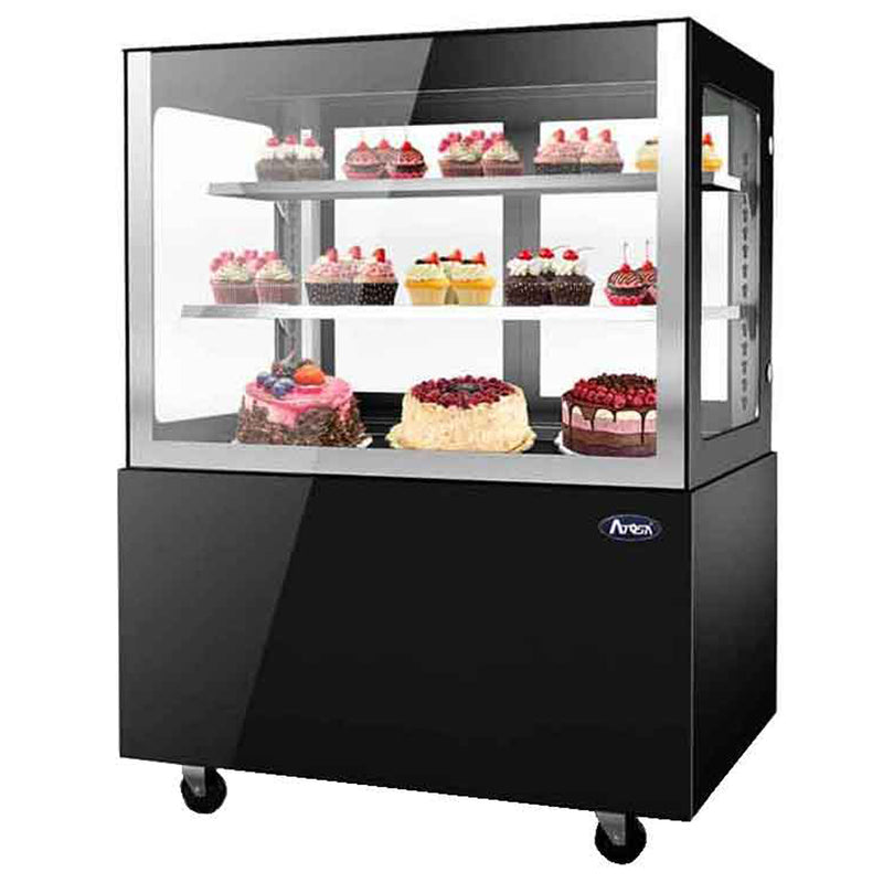 Vitrine Comptoir 1200 Laquée Noire — Vitrine De Présentation — Atosa