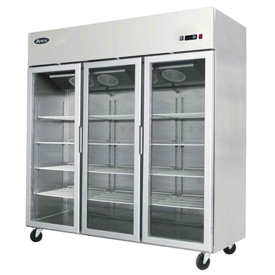 Armoire Positive Compacte 3 Portes Vitrees — Armoire Compacte — Atosa