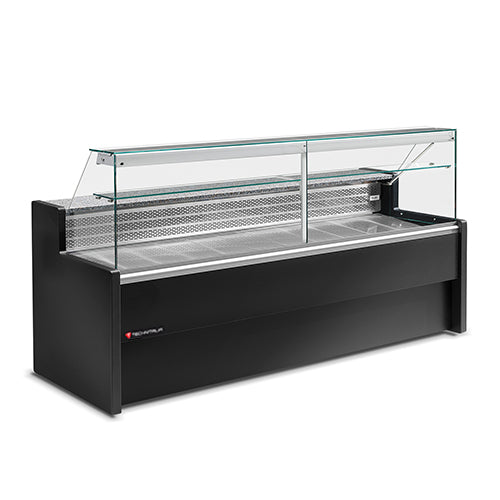 Vitrine comptoir miami avec reserve longueur 1500 — Technitalia essential
