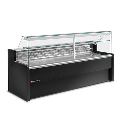 Vitrine comptoir miami avec reserve longueur 2500 — Technitalia essential