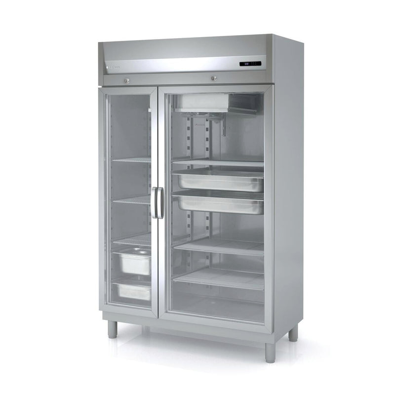 DOCRILUC Armoire GN1/1 + GN2/1 positive 2 portes - vue avant