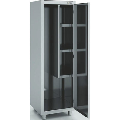 ERATOS Armoire d'entretien en inox - Porte battante - vue avant