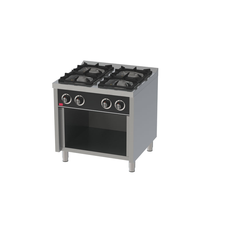 HR FAINCA Fourneau 4 feux vifs s/750 sur placard - vue avant