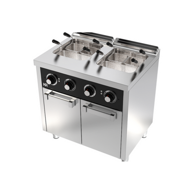 HR FAINCA Cuiseur à pâtes électrique 25l+25l série 600 sur placard - vue avant
