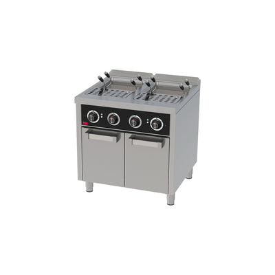 HR FAINCA Cuiseur à pâtes électrique 25l+25l série 750 sur placard - vue avant