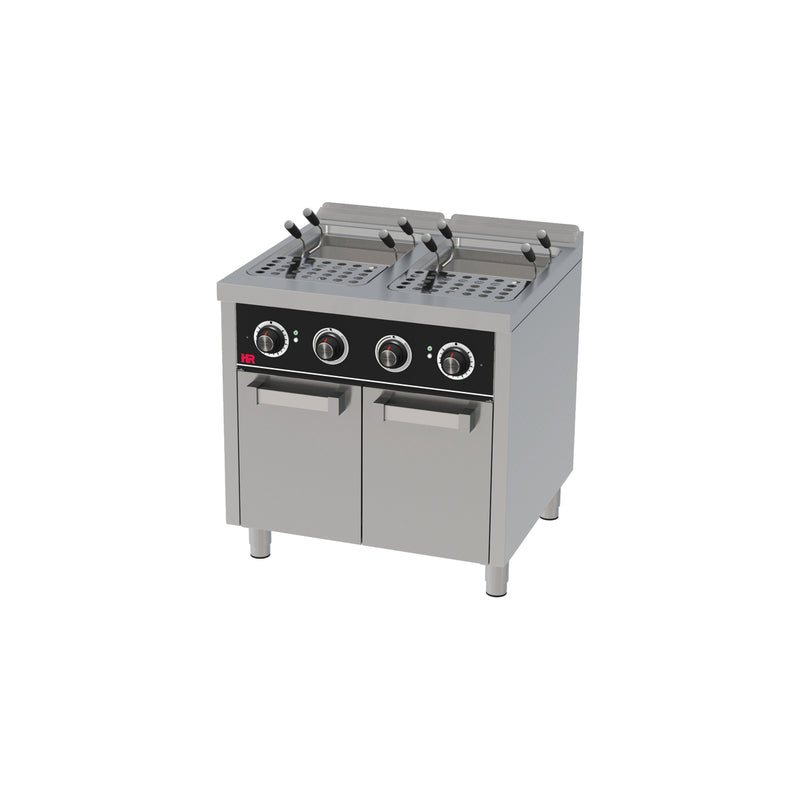 HR FAINCA Cuiseur à pâtes électrique 25l+25l série 750 sur placard - vue avant