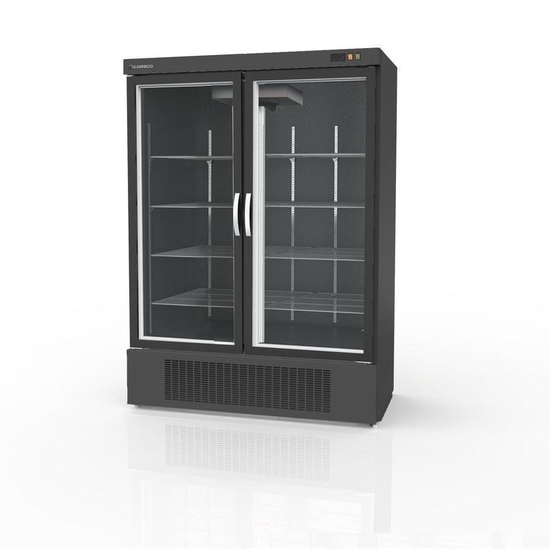 CORECO Armoire gourmet 2 porte vitrée négative - vue avant