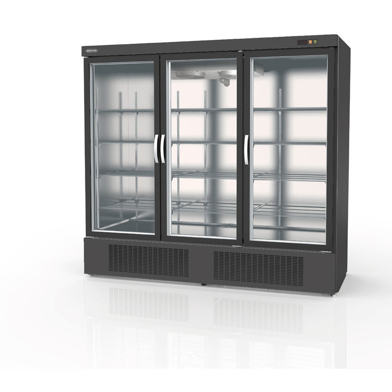 CORECO Armoire gourmet 3 porte vitrée négative - vue avant