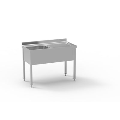 ERATOS Plonge standard série 600 en inox - vue avant