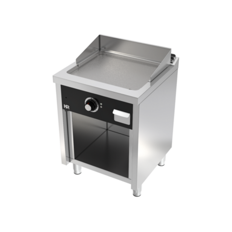 HR FAINCA Fry top électrique 600 sur placard 600 rectifié - vue avant
