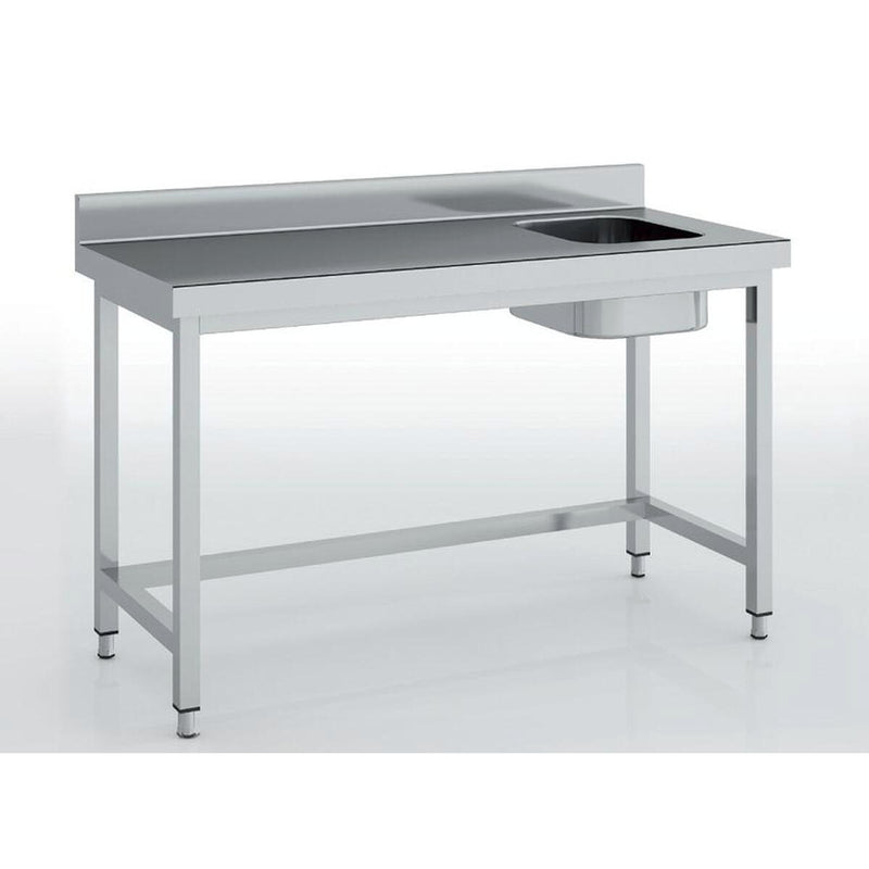 ERATOS Table de chef série 600 en inox - vue avant