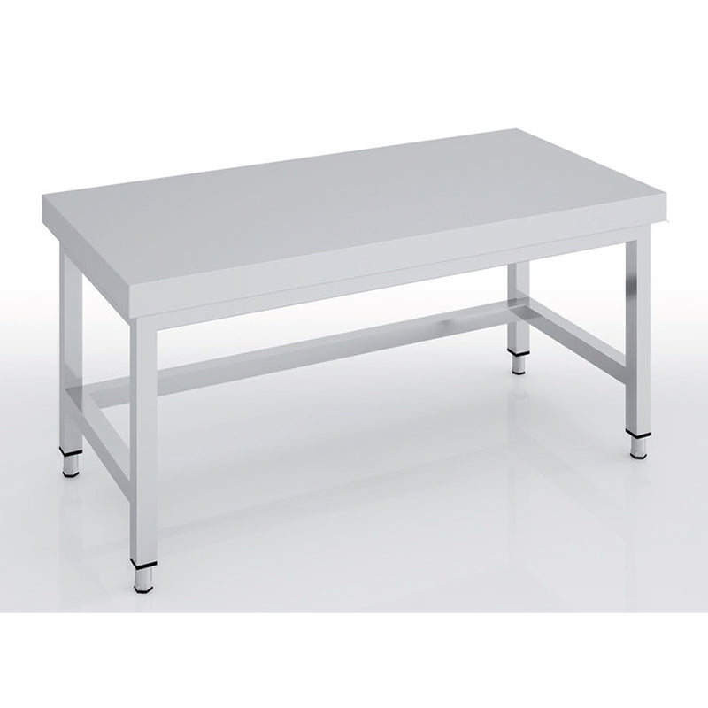 ERATOS Table soubassement centrale série 700 en inox - vue avant