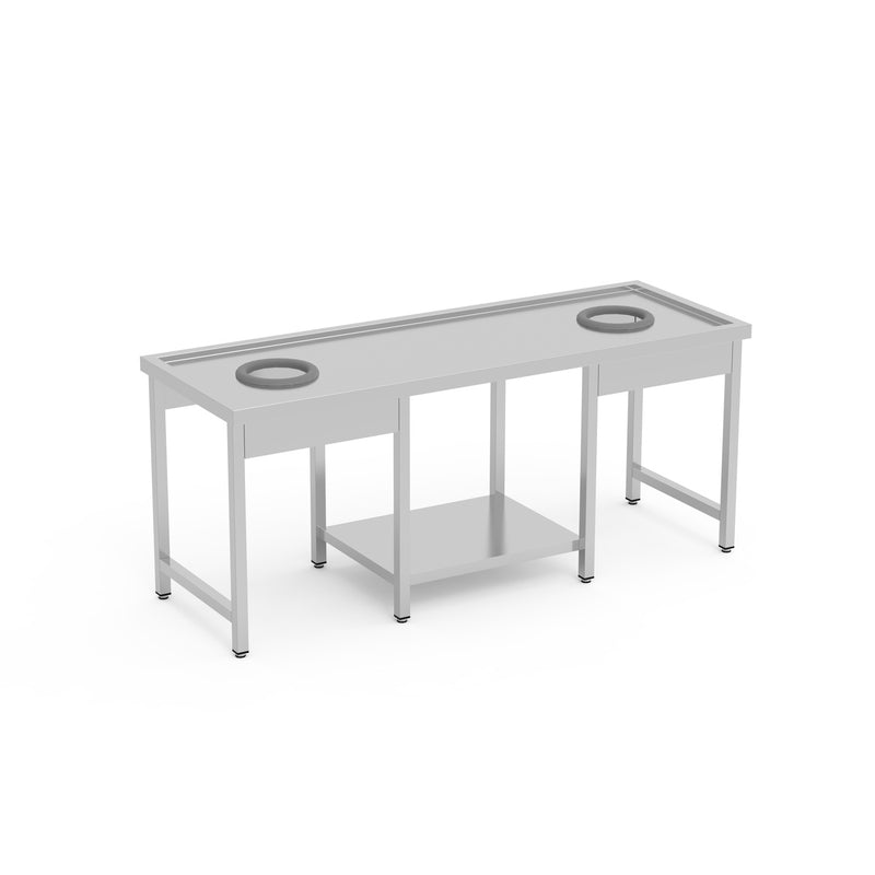 ERATOS Table de débarrassage avec TVO - vue avant