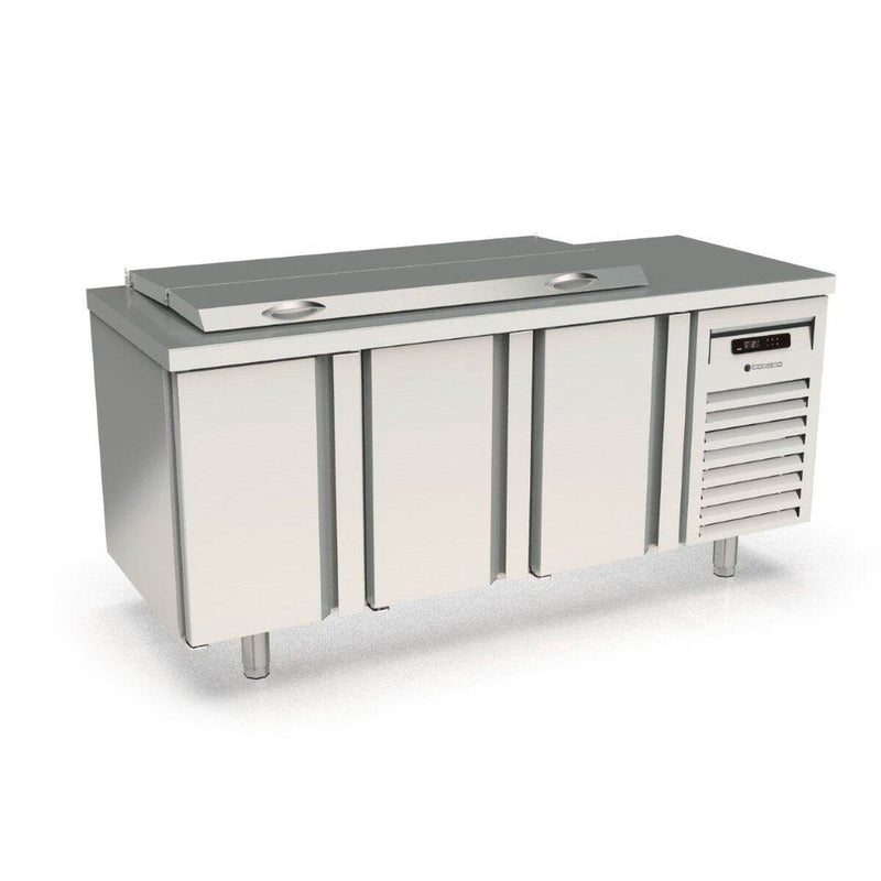 CORECO Meuble de préparation 700 positif - 3 portes - vue avant