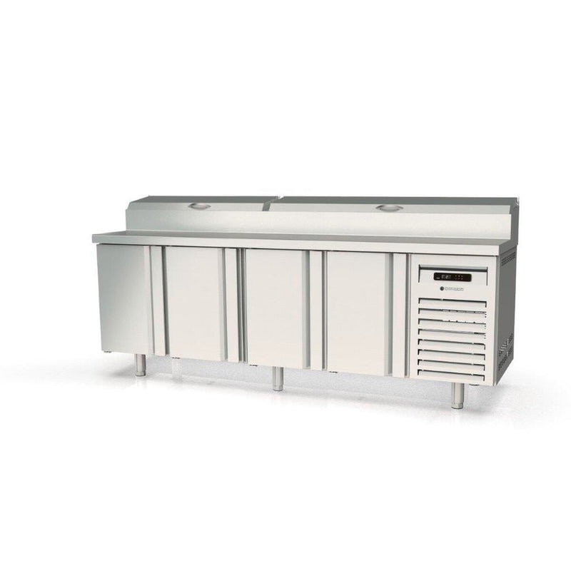 CORECO Meuble de préparation 700 positif - 4 portes - vue avant