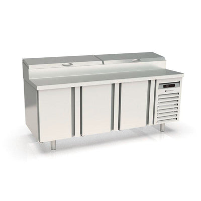CORECO Meuble de préparation 800 positif - 3 portes - vue avant