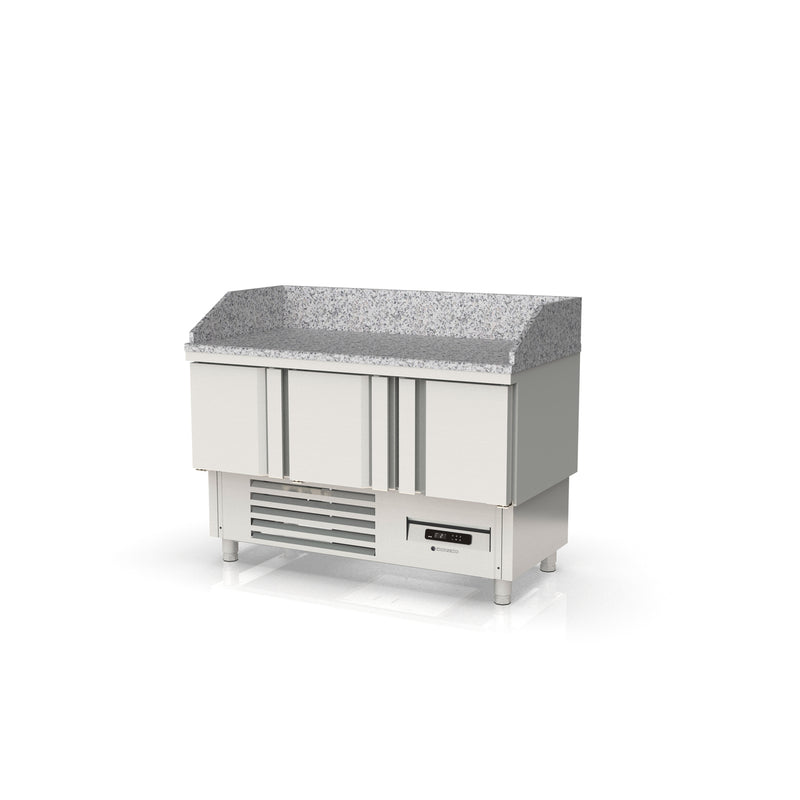 CORECO Meuble pizza compact 700 positif - 3 portes - vue avant