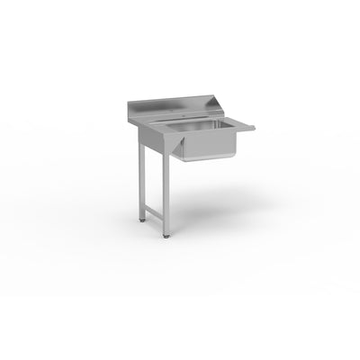 ERATOS Table de pré lavage avec bac - vue avant