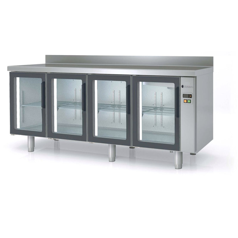 CORECO Meuble 600 positif sans groupe 4 p. vitrées - vue avant