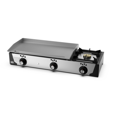 HR FAINCA Plancha gaz 6 mm + réchaud - vue avant