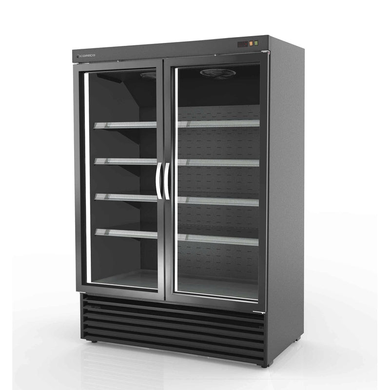 CORECO Armoire minimarket positive 2 portes - vue avant