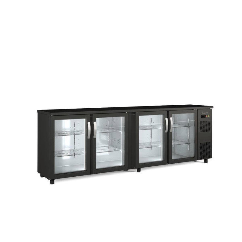CORECO Arrière-bar positif H.820 4 p. vitrées battantes - vue avant