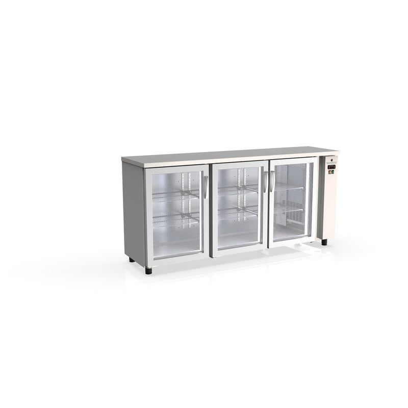 CORECO Arrière-bar positif s/gpe 3 p. vitrées battantes - vue avant