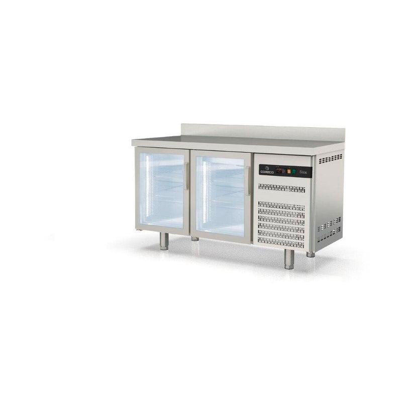 CORECO Meuble 600 positif S-Line - 2 portes vitrées - vue avant