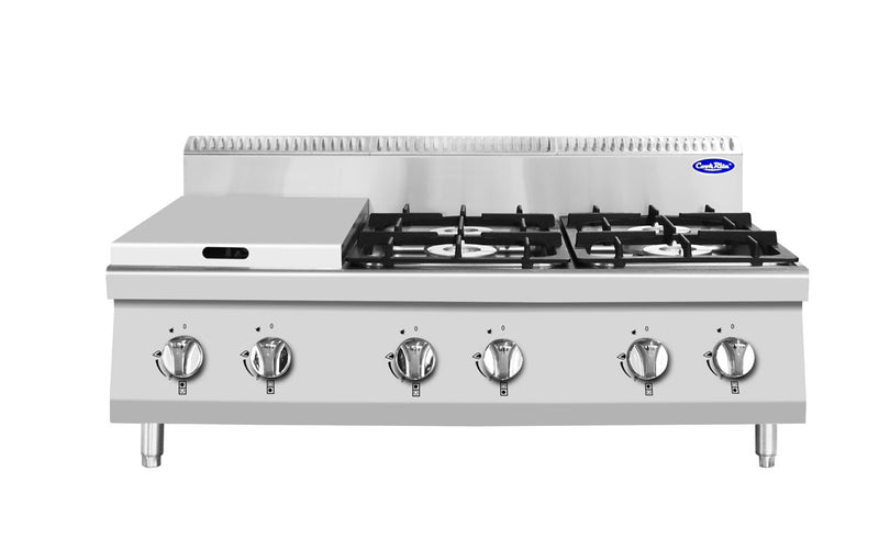 Fourneaux Gaz A Poser Serie 700 — Feux Vifs — Atosa