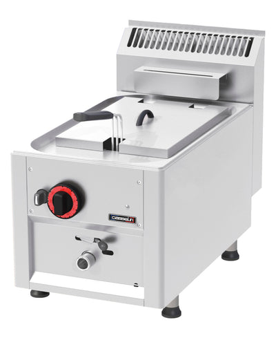 Friteuse gaz à poser avec vanne de vidange 8 litres 33
