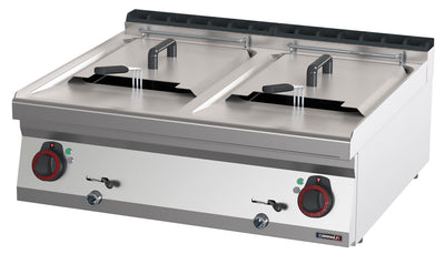 Friteuse électrique à poser 2 x 13 litres 80