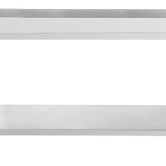 Table de travail inox 700 avec dosseret et étagère 1200 mm