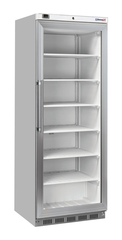 Armoire négative vitrée 400 L Inox