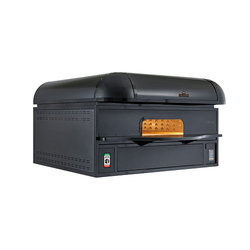 Four a pizza elec gamme caruso 4 pizzas diam.35mm napolitaines avec hotte — Italforni